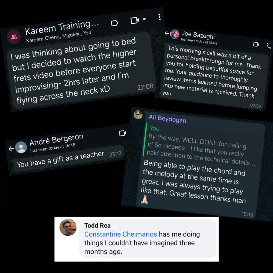 Student testimonial — message from an MGL student